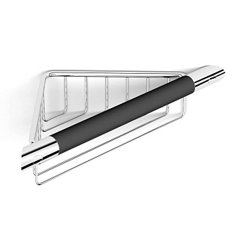 Поручень с полочкой Black&White Swan SN-2155, 35 см, хром 