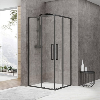 Душевой уголок Black & White S872-900 Black 