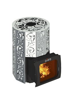Дровяная печь для бани Grill’D Violet 200 Short Max Pro 