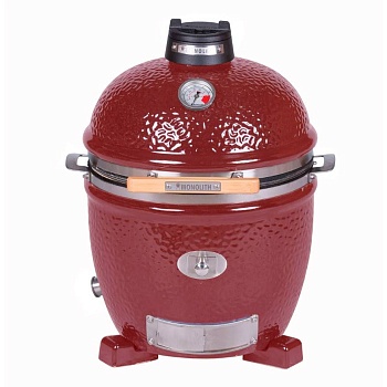 Керамический гриль Monolith JUNIOR-Serie Red 2.0 (красный без ножек) 