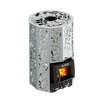 Дровяная печь для бани Grill’D Violet Steel Short 