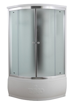 Душевая кабина Timo Comfort T-8800F Fabric Glass, стекло матовое, 100 x 100 см 