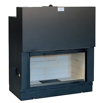 Каминная топка H 1200 SIMPLE FACE WS BLACK (Axis) 