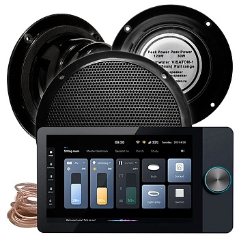 Комплект влагостойкой акустики SW Smart Home Music 2.0 — Visaton 3 