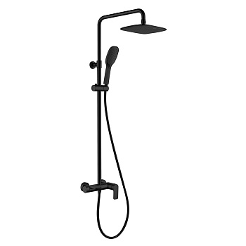 Душевая система Black&White Universe 8300ВUK UK8300B, цвет черный матовый 