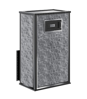 Дровяная печь для бани Klover RT 100-RV ( Талькомагнезит, Design 01 ) 