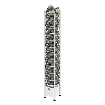 SAWO Электрическая печь TOWER вертикальная, круглые, 6 кВт, TH3-60NS-P, выносной пульт (пульт и блок мощности докупаются отдельно) 