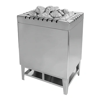 Печь для сауны Lang SAUNA-therm Тип 64, 18 кВт (22-28 м³, 25 кг камней) цвет - нержавеющая сталь 