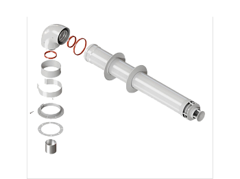 Комплект коаксиальный универсальный Royal Thermo 60/100 - 900 мм 