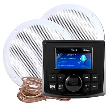 Комплект влагостойкой акустики Steam Water Aqua Music DB001 VISATON белый 2 