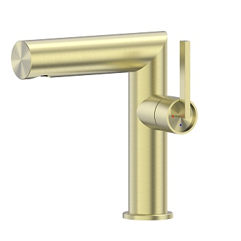 Смеситель для раковины Abber Perfekte 316 AF8A10BG, золото брашированное 