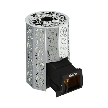Дровяная печь для бани Grill’D Violet Steel Long 