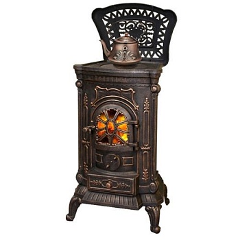 Чугунная печь для дома Harry Flame Aмбра, 8 кВт 