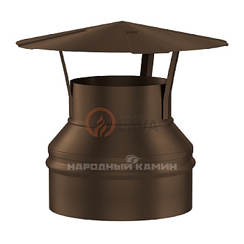 LAVA Оголовок-зонт 150/220 мм. коричневый (8017) 