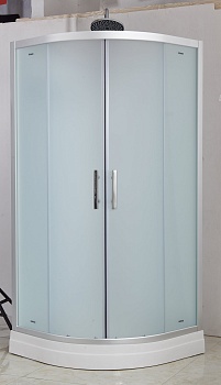 Душевая кабина Imwei XM-09FW, 90 x 90 см, средний поддон, стекла прозрачные, профиль серебристый 