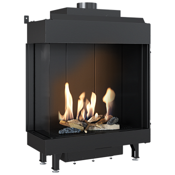Топка газовая Kratki PRO LEO/L/76/62/G20, магистральный газ 