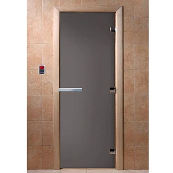 Дверь DoorWood Графит матовая, 0.7/1.7м, 0.7/1.8м, 0.7/1.9м, 0.8/1.9м 
