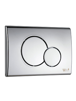 WeltWasser WW MARBERG 507 RD CR Кнопка хром нажимная для инсталляции. Круглая 