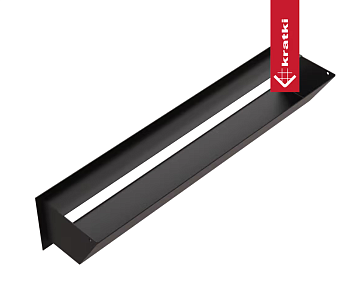 Решётка Kratki Luft 12x60 черная 
