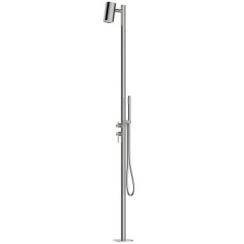 Душ ABBER Wasser Kreis 316 AF8180BST напольный, сталь брашированная 