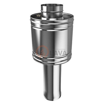 Теплообменник на трубу 115 LAVA ELIT, нерж. 304 (0,8) МП 