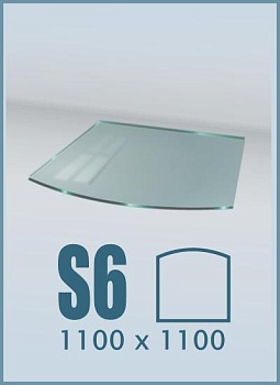 Стекло под печь S6 
