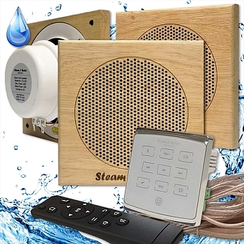 Комплект влагостойкой акустики SW 3 White Eco Sauna (квадратная) 