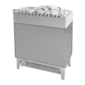 Электрическая печь Lang VapoTherm VG70, 15 кВт, с парогенератором и системой автозалива (цвет: нержавеющая сталь) 