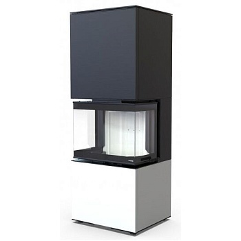 Печь камин DEFRO HOME INTRA XSM C VER COMPACT 1, 8 кВт белая сталь 