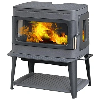 Печь Plamen Authentic 50 N, эмалированная, серая (14 кВт) 