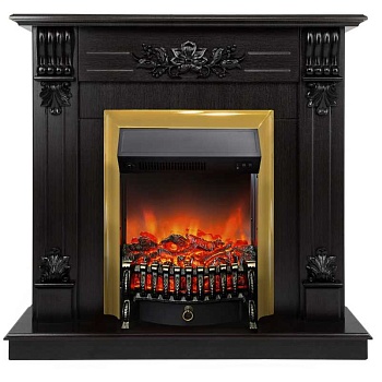 Камин RealFlame Ottawa DN с очагом Fobos Lux Brass 