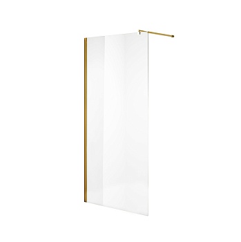 Душевая перегородка Niagara Nova NG-643-12GOLD (120х195) золото,стекло прозрачное,1 место 