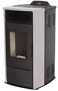 Пеллетная печь-камин Tim Sistem Rittium 7 ceramic ( 6KW) белая 