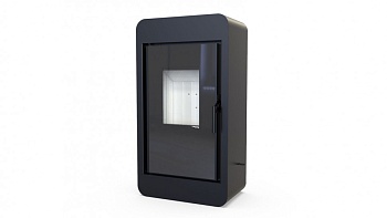 Печь DEFRO HOME PICO, 6,6 кВт, черная сталь 