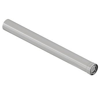Элемент удлинительный для конденсационных котлов Royal Thermo диам. 60/100L, 1000 мм 