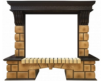 Портал для электрокамина Stone Brick 26 