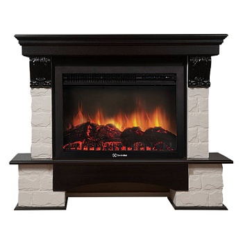 Портал Firelight Forte 30S камень белый, шпон венге 