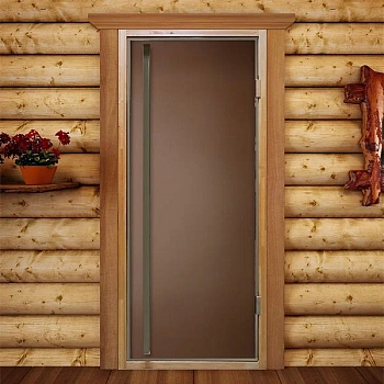Дверь DoorWood Престиж Flash Royal Бронза матовая, 700/1900мм 