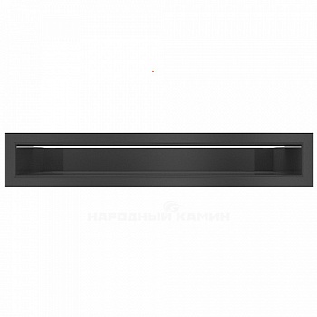 Вентиляционная решетка Kratki LUFT 90x400 мм. черная 