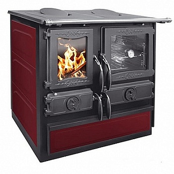 Печь плита Guca GULIVER bordo (правая) 
