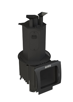 Дровяная печь для бани Grill’D Cometa 180 Vega Short Window Max Pro Agregat 
